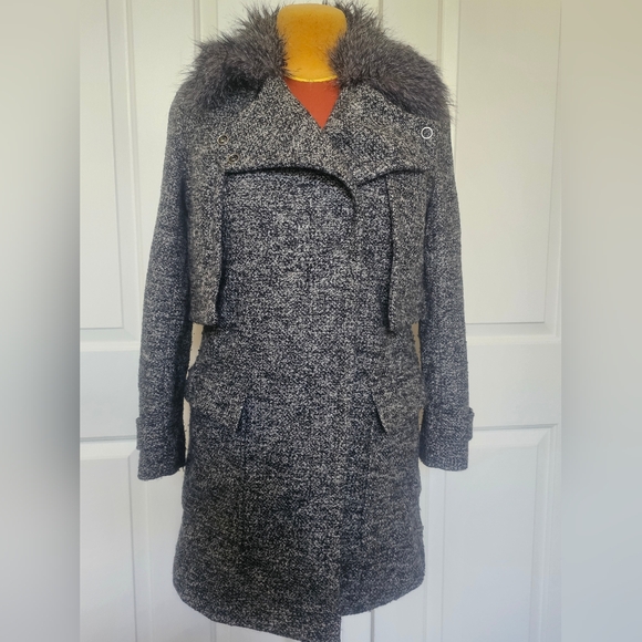 Calvin Klein Jackets & Blazers - Calvin Klein Gray Trench Coat with Notched Lapel